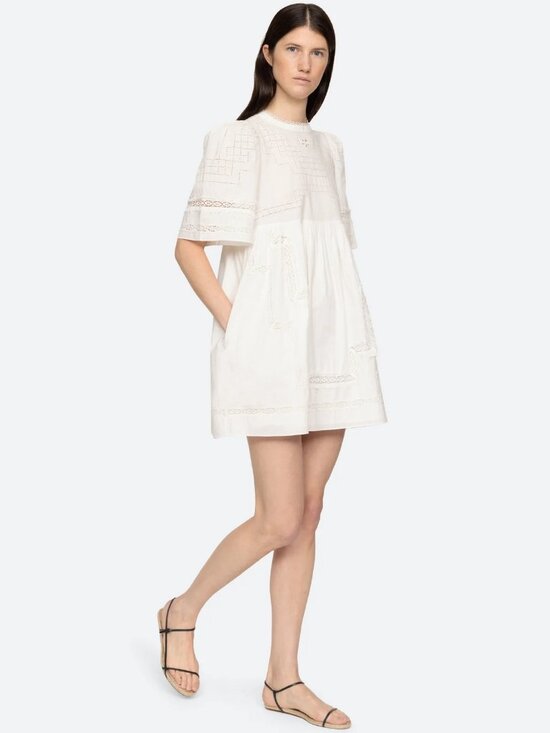 Sea New York Dresses & Skirts - SEA NY Lilith Mini Dress - White - Worn Once, Drycleaned - Sz M